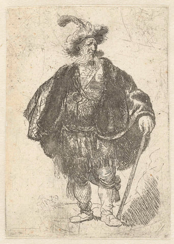 The Persian, anonymous, Rembrandt van Rijn, 1658 - 1693 Canvas Print