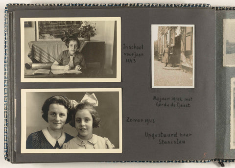 Familiefoto's, 1939-1940, anonymous, 1939 - 1940 Canvas Print