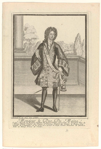 Monsieur le Duc Du Maine, anonymous, c. 1692 Canvas Print