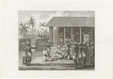 Jacob Haafner on Ceylon, c. 1783-1786, Reinier Vinkeles (I), 1804 - 1806 Canvas Print