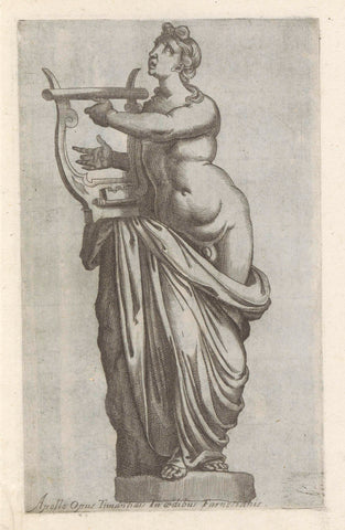 Sculpture of Apollo, anonymous, 1584 Canvas Print