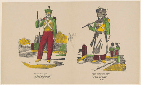 Soldiers, Glenisson & Van Genechten, 1833 - 1900 Canvas Print