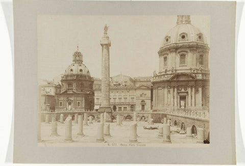 Forum van Trajanus te Rome, anonymous, c. 1880 - c. 1904 Canvas Print