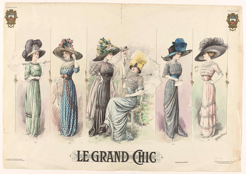 Le Grand Chic, ca. 1912, Supplement to No. 17 : Ateliers Finkelstein, anonymous, c. 1912 Canvas Print