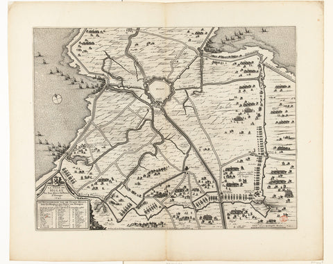 Siege of Holly by Frederik Hendrik, 1645, Claes Jansz. Visscher (II) (workshop or), 1652 Canvas Print