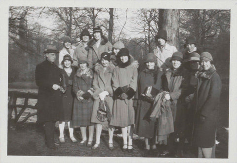 Group portrait of the pupils of the 22nd course of the Colonial School for Girls and Women in The Hague, anonymous, 1928 Canvas Print