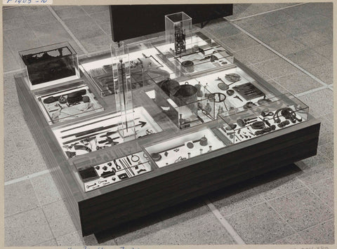 Display case with remains of Novaya Zemlya, 1971 Canvas Print