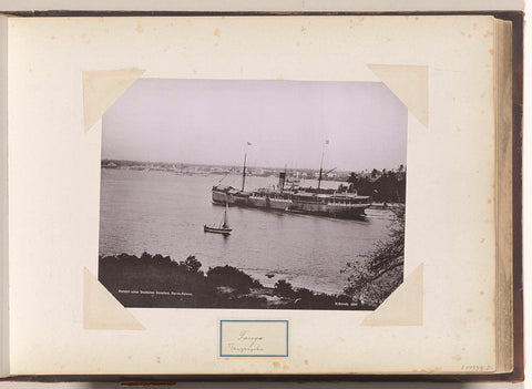 Arrival of a German Steamship in the Port of Dar es Salaam, W. Schultz, 1897 Canvas Print