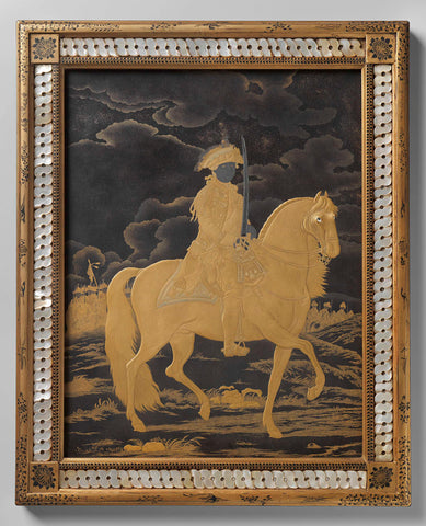 William V, Prince of Orange, on Horseback, anonymous, c. 1775 - c. 1800 Canvas Print