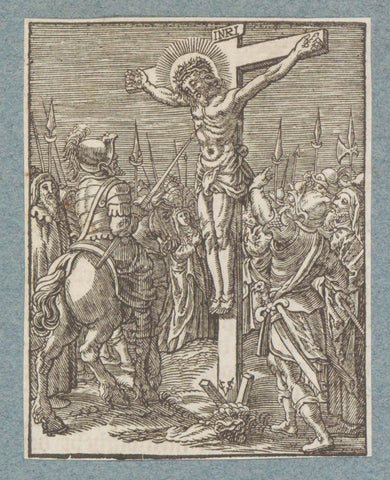 Christ on the cross, Christopher of Shechem (II), 1628 Canvas Print