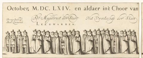 Funeral procession of William Frederick, Count of Nassau-Dietz (sheet 21), 1665, Michel Noé, 1666 Canvas Print