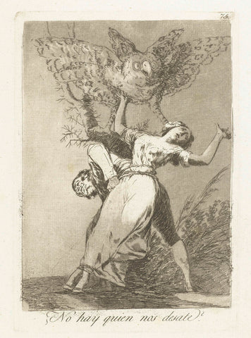 Kan niemand ons los maken?, Francisco de Goya, 1797 - 1799 Canvas Print