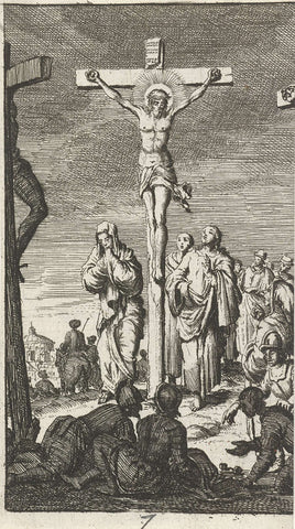 Crucifixion of Christ, anonymous, 1681 - 1762 Canvas Print