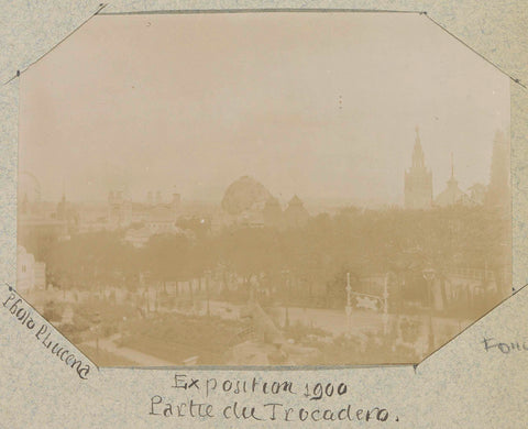 View of Palais du Trocadéro during the 1900 World's Fair in Paris, Paul Lucena, 1900 Canvas Print