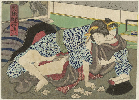 Fumizuki, the seventh month, anonymous, 1835 - 1845 Canvas Print