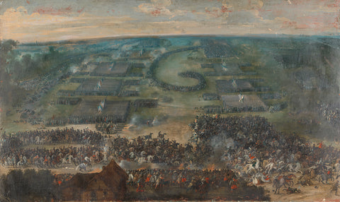 The Battle of Fleurus, 1622, Peeter Snayers, 1630 - 1640 Canvas Print