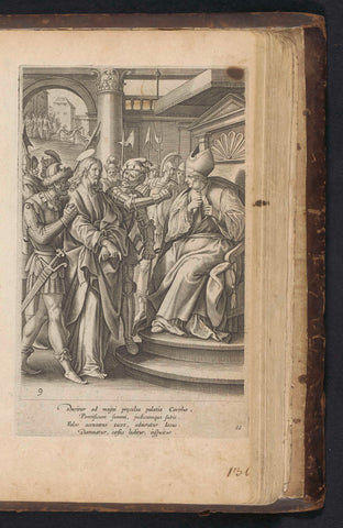 Christ for Caiaphas, Antonie Wierix (II), 1646 Canvas Print