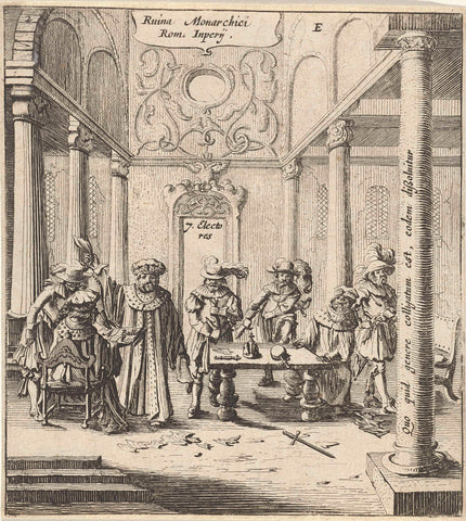 Romans in a departure, Gillis of Scheyndel (I), 1625 Canvas Print