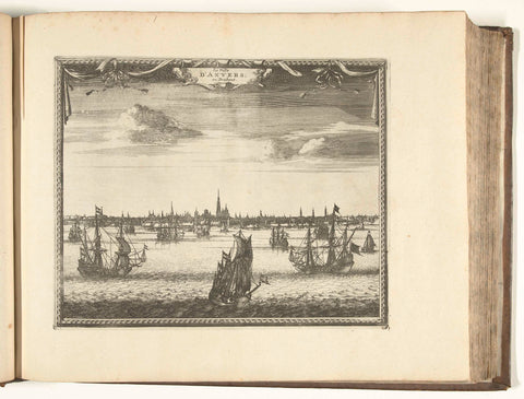 View of Antwerp, 1726, anonymous, 1726 Canvas Print