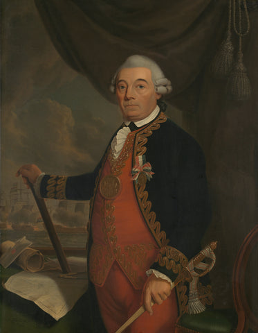 Portrait of Johan Arnold Zoutman, Cornelis van Cuylenburgh (II), 1801 Canvas Print