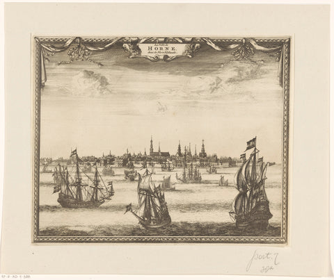 View of Hoorn, anonymous, in or after c. 1715 - 1728 Canvas Print