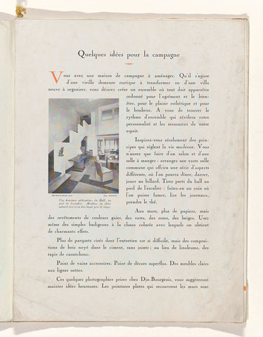 Art - Goût - Beauté, Feuillets de l' élégance féminine, Mai 1931, No. 129, 11e Année, p. 1, Bonney, 1931 Canvas Print