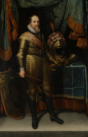 Maurits, Prince of Orange (1567-1625), Michiel Jansz van Mierevelt, c. 1613 - c. 1620 Canvas Print