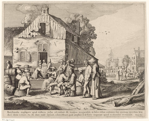 Farmer's Fair, Jan van de Velde (II), 1617 Canvas Print