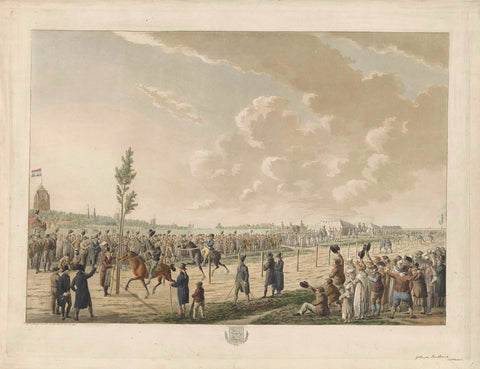 Harddraverij in Leeuwarden, 1808, Jan Anthonie Langendijk Dzn, 1808 Canvas Print