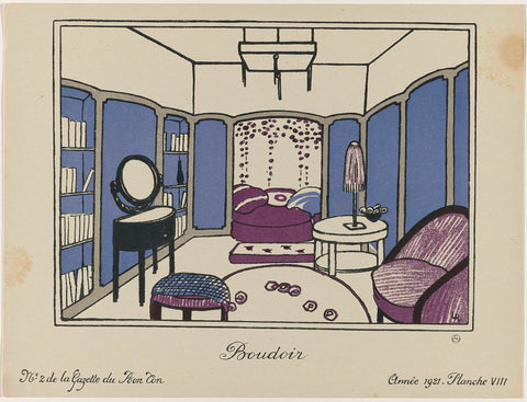 Furnishings and Interiors, Lucie Renaudot, 1921 Canvas Print