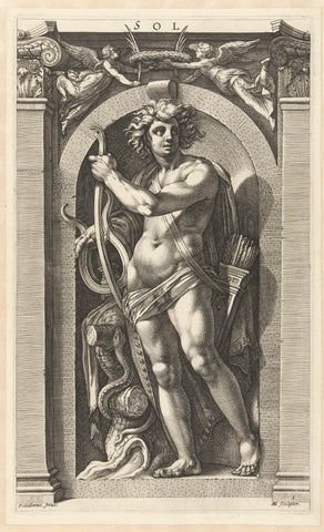 Sol, Hendrick Goltzius, 1592 Canvas Print