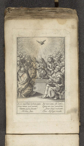 Outpouring of the Holy Spirit (Pentecost), Jean Matheus, 1590 - 1649 Canvas Print