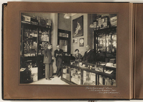 Interior of photo dealership Lux, Nassaukade 361, Amsterdam, anonymous, c. 1925 Canvas Print