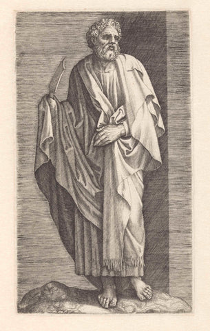 Bartolomeüs, anonymous, c. 1555 - c. 1565 Canvas Print