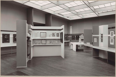 Room with various objects including a bust, c. 1975 Canvas Print