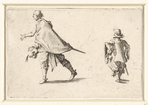 Man met page, Jacques Callot, 1621 Canvas Print