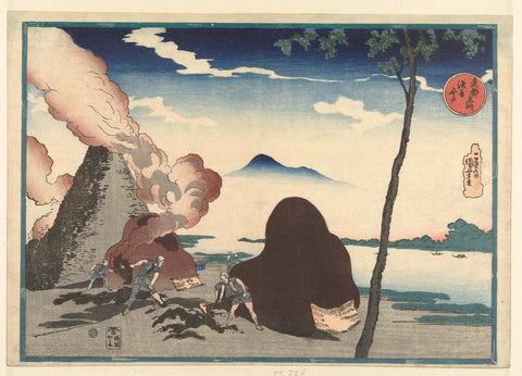 Imado in Asakusa, Utagawa Kuniyoshi, 1831 - 1835 Canvas Print