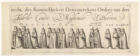 Funeral procession of William Frederick, Count of Nassau-Dietz (sheet 15), 1665, Michel Noé, 1666 Canvas Print