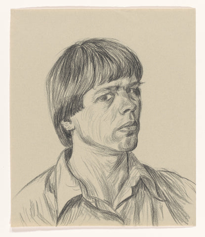 Self-portrait 1986 no. 142, Philip Akkerman, 1986 Canvas Print