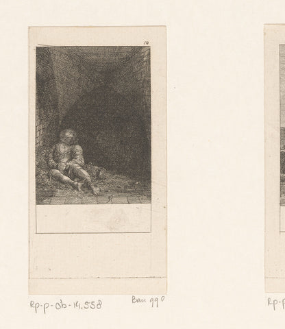 Yorick stelt zich voor hoe het zou zijn in de gevangenis, Daniel Nikolaus Chodowiecki, 1783 Canvas Print