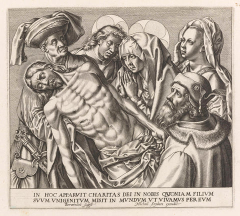 Indulgence of Christ, Joan Berwinckel, 1586 - 1610 Canvas Print