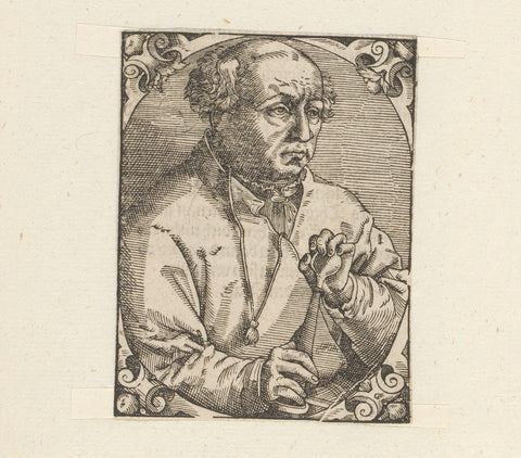 Portrait of Paracelsus, anonymous, 1549 - 1584 Canvas Print