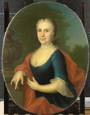 Cornelia van Schuylenburgh (1703-84), Wife of Diederik van Bleyswijk, Conrad Kuster, 1761 Canvas Print