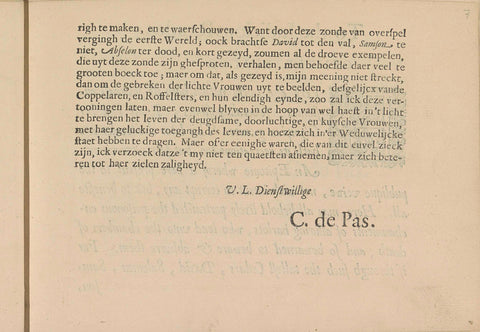 Dutch foreword, page 2, Crispijn van de Passe (II), 1641 Canvas Print