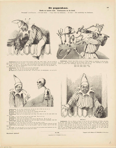 The doll's closet / Sixth and last piece. Janklaassen and Death, C. Reinhardt, 1843 - c. 1920 Canvas Print
