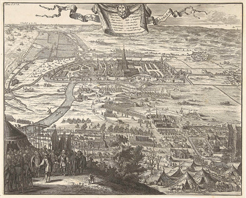 Siege of Haarlem, 1572-1573, Coenraet Decker, 1730 Canvas Print