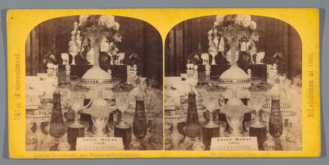 Glassware at the 1862 World's Fair, William England, 1862 Canvas Print