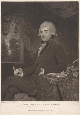 Portret van Henry Hope, Charles Howard Hodges, 1788 Canvas Print