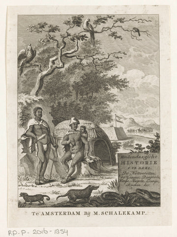 Allegory on Africa, Simon Fokke (possibly), 1785 Canvas Print