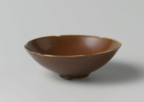 Bowl with a brown glaze, anonymous, c. 960 - c. 1279 Canvas Print